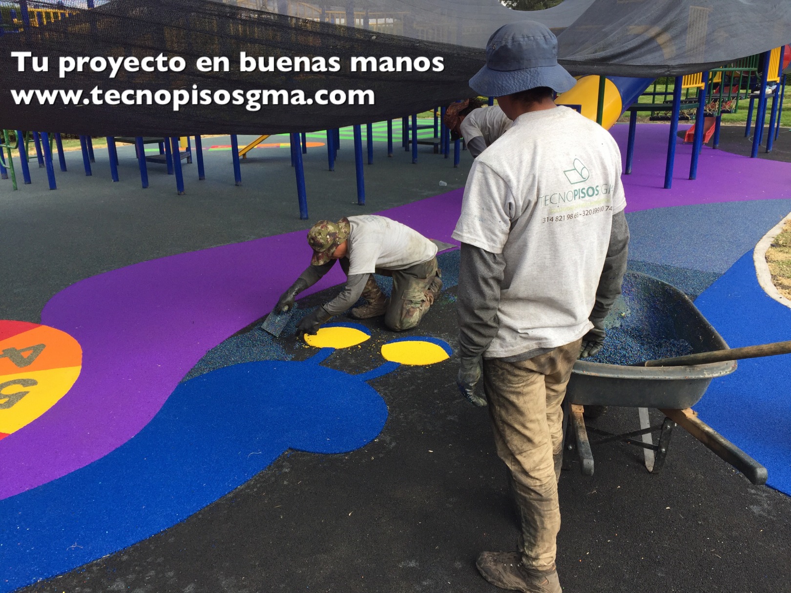 PISO EN CAUCHO
PARQUES INFANTILES
