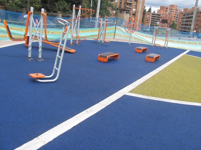 Pisos en Caucho, parque infantil.