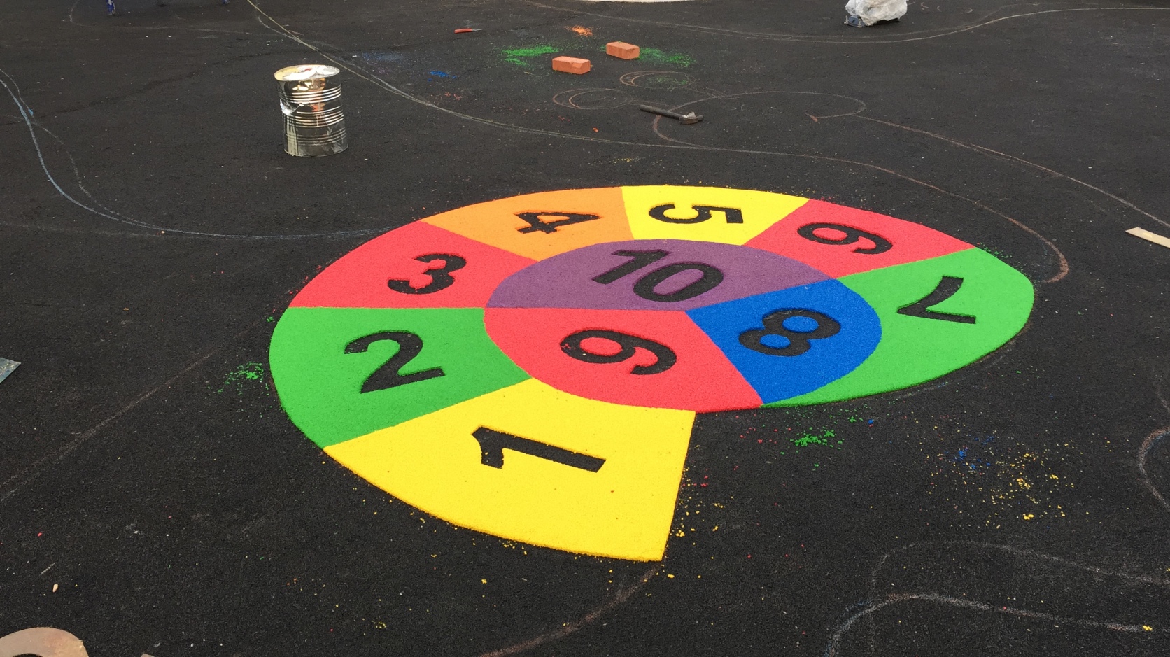 PISO EN CAUCHO 
PARQUES INFANTILES
DISEÑO EN PISO